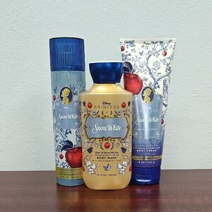 Bath & Body Works SNOW WHITE 3 Piece Limited Edition Body Care Bundle Set
